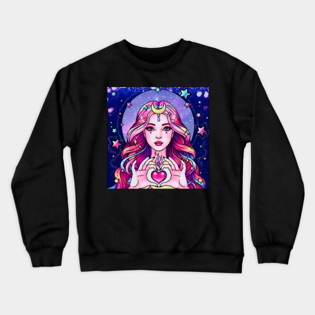 Beauty in Ancientry Crewneck Sweatshirt by sonnycosmics